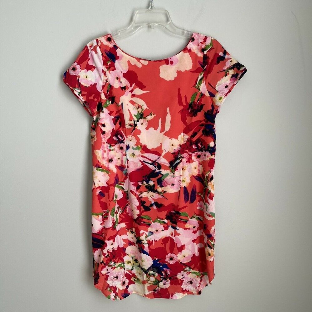 New Yumi Kim Elana Shift Dress Vermillion Bloom